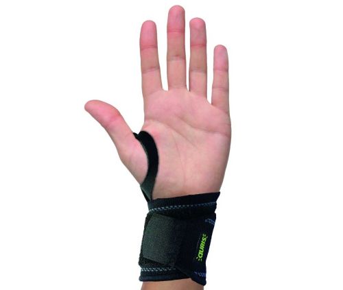 Förebyggande & välmående - Magnetic Microfiber Wristband Support Black