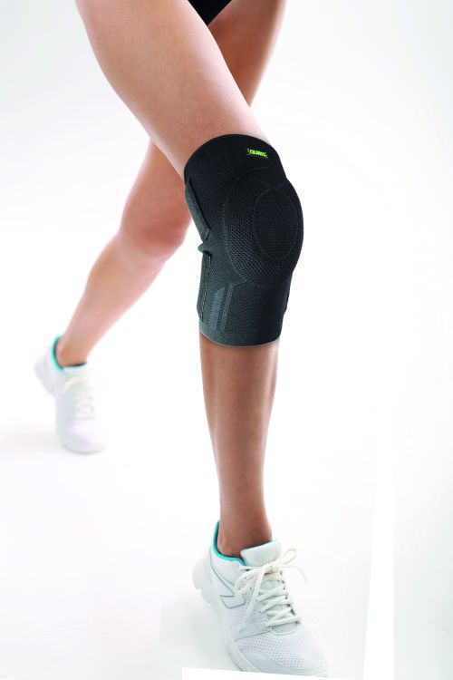 Förebyggande & välmående - Magnetic Microfiber Knee Brace Black